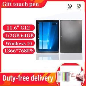 11.6 인치 G12 태블릿 PC, 쿼드 코어, 2GB DDR RAM, 64GB ROM, 윈도우 10 OTG, 와이파이, LEDMI, 블루투스