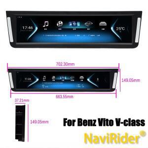 24인치 고해상도 IPS 스크린 루프 모니터 (메르세데스 벤츠 비토 V300 V클래스 차량용 디스플레이 천장 TV