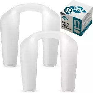 노스트릴 리테이너 2팩 다양한 크기 코 성형 을 위한 부목 성형술 100 고급 실리콘 사이즈 6-7