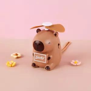 카피바라 미니 휴대용 선풍기 탁상용 핸디형 캐릭터 C1-969650