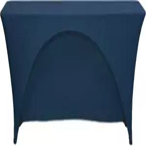 의자 커버 - 스판덱스 6피트 x 18인치 좁은 교실 개방형 등받이 직사각형 트레이닝 스트레치 테이블보