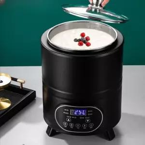 요구르트 제조기 막걸리 상자 발효기 항온 메이커 낫토 블랙 가정용 나또 발효 만들기