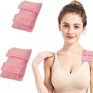 화학요법 환자용 JINJUMEI 2팩 포트 베개 가슴 조절 가능한 브라 스트랩 쿠션 보호대 심박조율기 소프트