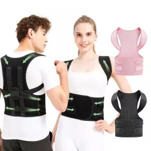 여성과 남성을 위한 자세 교정기 를 허리 스트레이트너 어깨 끈을 조절할 수 있는 벨트 지지기 척추 측만증