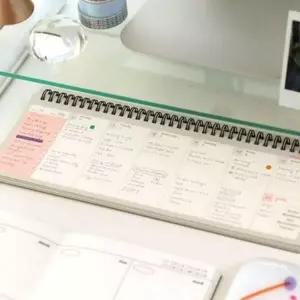 [셀러에이드]탁상 스케줄러 위클리 스탠딩 다이어리 스프링 주간 메모 데스크