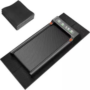 카펫 바닥용 접이식 러닝머신 매트 - 68 x24 1/4 두꺼운 운동 기구 충격 흡수 기능이 있는 보호대 가정용