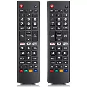 2개 팩 LG 스마트 TV 리모컨 교체용 TV용 범용 889940