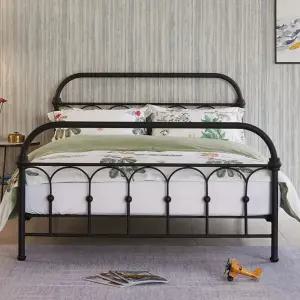 엔틱 침대프레임 퀸 수입가구 호텔 철제 빈티지 받침대 저상형