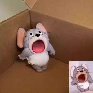 톰과 제리 터피 마우스 캐릭터 봉제인형 귀여운 애착인형 장식용 인형 쿠션 홈데코 소품