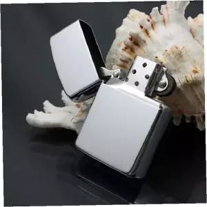 메탈 크롬 오일 휴대용 방풍 흡연 용품 캠핑 선물 세트 남성 액세서리 실버 골드