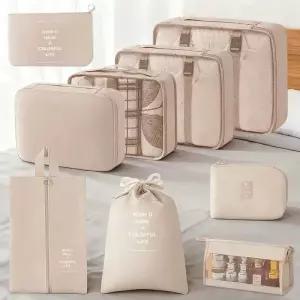 여행용 파우치 세트 캐리어 수납 가방 패킹큐브 옷 정리 신발주머니 여행 가방 정리