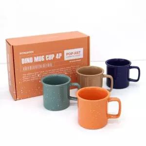 [셀러에이드]디노 머그 4P 세트 (1box/8개입) 컵선물세트 주방용품세트