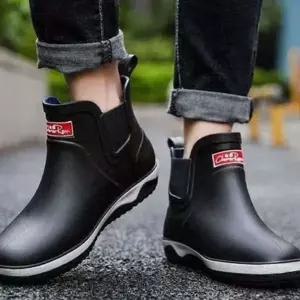 [셀러에이드]장화 첼시 장마 남성 방수 짧은 워커 부츠 편안한 남자방수장화
