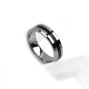 인기 강한 마그네틱 매직 반지 실버 블랙 마술사 1 개  동전 트릭 쇼 클로즈업 B1024