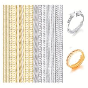 투명 실리콘 링 크기 조절기  반지 보이지 않는 스프링 강화제 보석 조정 도구