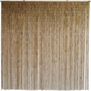 비엣버드 장식 천연 대나무 구슬 커튼 장식실 칸막이 베트남 공예품 실내 걸이식 블라인드 튼튼한 후크