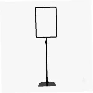 철제 높이조절 광고판 거치대 매장 안내문 홍보물 전시용 스탠드형 A4