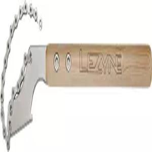 LEZYNE 클래식 체인 채찍 막대 자전거 도구 광택 나무 손잡이 크로몰리 헤드 잠금 링