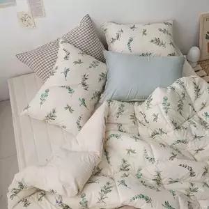 광목 이불 순면 사계절 패드 패드형이불 풀잎패턴이불