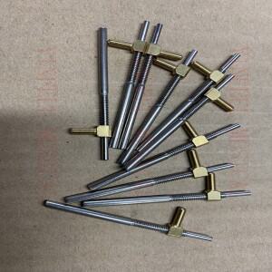 바이올린  비올라  첼로 보우 나사  베이스 금속 액세서리     10 개