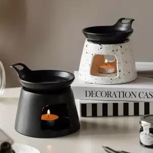 캔들워머 촛불 주전자 메이커 난방 히터 스탠드 도자기