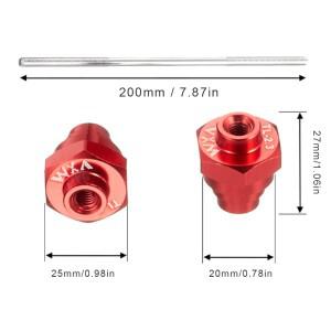 12/15/20mm 자전거 허브 스루 액슬 어댑터 경량 앞바퀴 스테인리스 스틸 로드 휠 트루잉 스탠드용