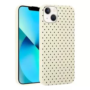 Yomjew 아이폰 13 미니 5.4인치용 귀여운 폴카 도트 폰 케이스, 심미적인 트렌디 패턴 프린트 심플한 디자