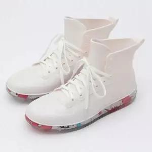 [골드스마일]남자 하이탑 작업용 방수화 장화 발목 작업 고무 부츠 숏레인부츠