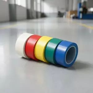 [콩심팥심]바닥 라인테이프 안전 경계구역 표시용 48mmx33m 공장 학교 주차선