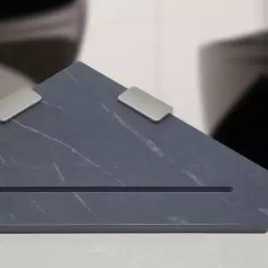 코너선반 대리석코너선반 블랙무광 대리석선반 욕실코너선반