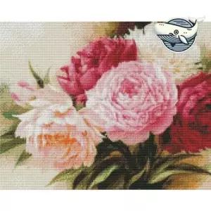 꽃 모란 보석십자수 아트 작품 자수 보석 카페