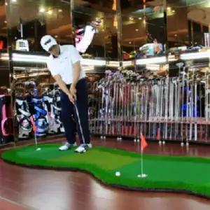 공속 변화 잔디 퍼터 연습장 실내 대형 필드 퍼팅그린