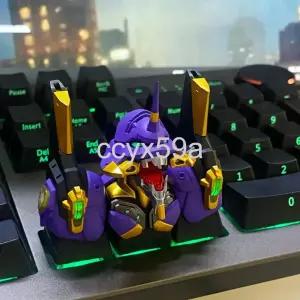  에반게리온 키캡 캐릭터 피규어 EVA 초호기 쓰리 건담 키캡