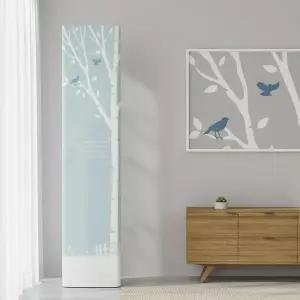 스탠드형 사각 에어컨커버 먼지방지 보호 덮개 인테리어 가리개