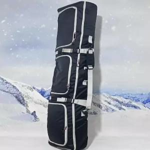 스키 스노우보드 가방 바퀴 위탁 수화물 방수 스키휠백 백팩 더블