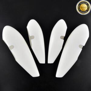 1쌍 RC 비행기 랜딩 기어 휠 바지 커버 모델 항공기 예비 부품에 대한 낮은 저항 144mm185mm 길이 보호