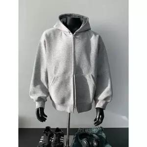 남성용 봄 양 후드 집업 맨투맨 카디건 커플룩 루즈핏 BE1