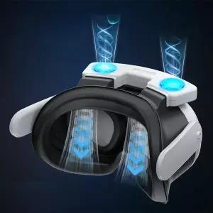 메타 퀘스트 3 VR 안경과 호환되는 휴대용 냉각 팬 편안한 사용을 무선 어댑터 및 500mAh 배터리 포함