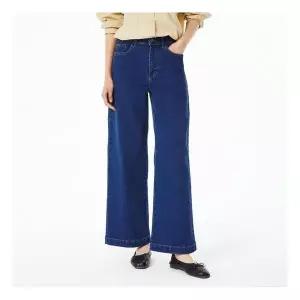 간절기룩 [JAJU/자주] 여 세미와이드 데님_블루