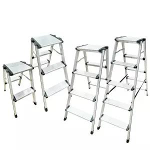 아이지 접이식 알루미늄 특광폭 안전 발판 사다리 2단 3단 4단 5단 A형 가정용