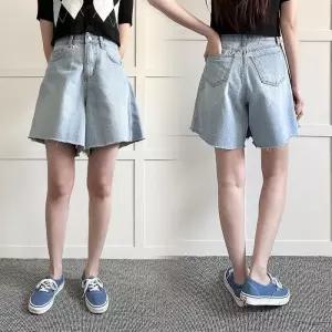 빅사이즈팬츠 P457L603 라인밴드데님치마반바지 LO (47531388)