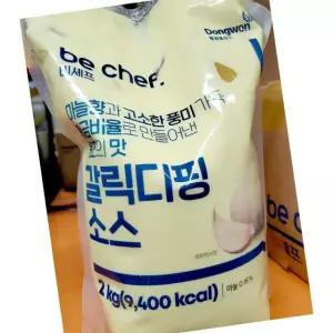 삼조쎌텍 갈릭 딥핑 2kg 업소용 소스 마늘 양념 조미료 요리 튀김