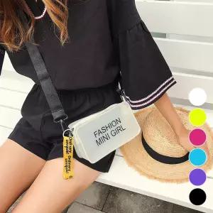 여름 투명백 비치백 미니백 젤리가방 사각 크로스백 yzc7+4ctS