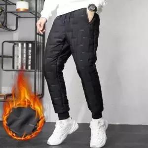 남자기모바지 남자 겨울 패딩바지 퀼팅 팬츠 시보리 방한 보온