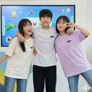 [보리보리/말괄량이]포토이즘반팔티01 여아주니어 17호 19호 초등학생옷