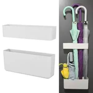 [하프클럽/셀러허브]자석 우산 꽂이 화이트 거치대 걸이 정리 현관