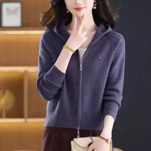 여사친 레드 니트 봄가을 맨투맨 숏 셔츠 후드 상의 카디건 티 MF3