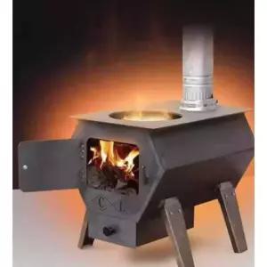 캠핑 화목 난로 주물 연탄 펠렛 글래스 야외 중형 난방