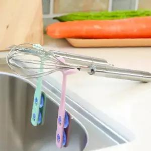 싱크대 조리도구 거치대 흡착식 국자 받침대 주방용품 수납 정리 홀더 부착형