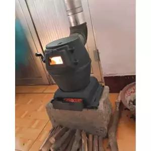 주물 화목난로 장작 캠핑 펠릿 스토브 난방 벽난로